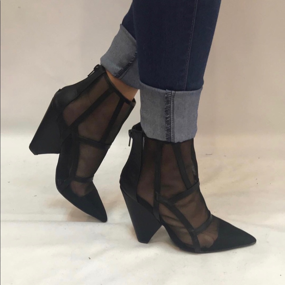 Ankle Mesh Boots